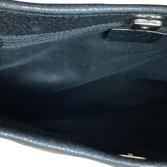 GUCCI GG Canvas and Leather Handbag 113012 Black Women's - Picture 7 of 11